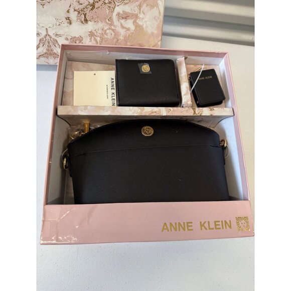 Anne Klein Gift Set: Crossbody, Wallet & Sanitizer Holder - Picture 2 of 6